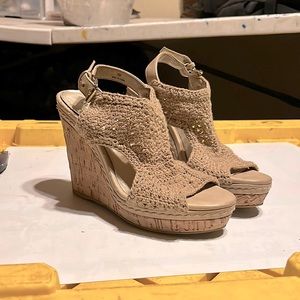 Audrey Brooke Crochet Sandals (size 6M)